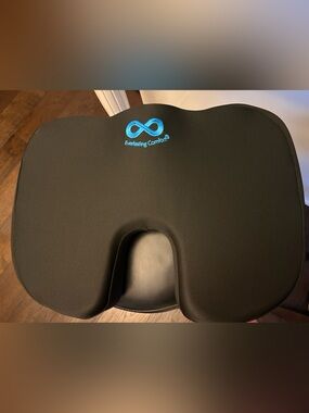 Black Memory Foam Seat Cushion